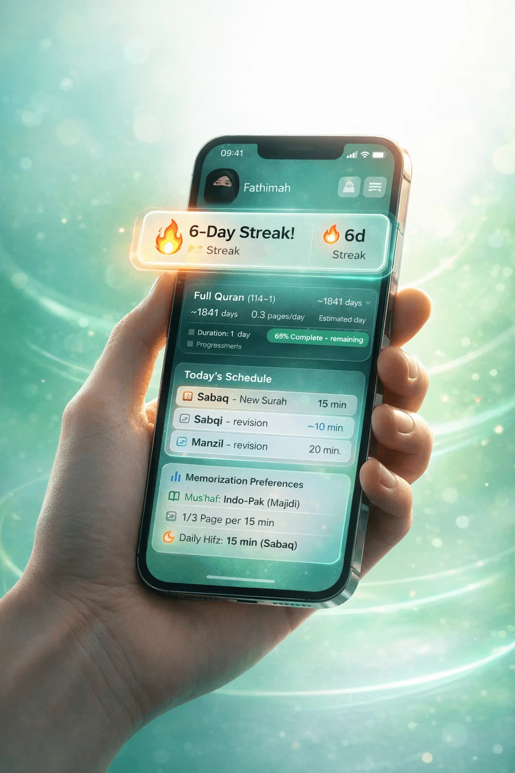 HifzBuddy Pro App Interface